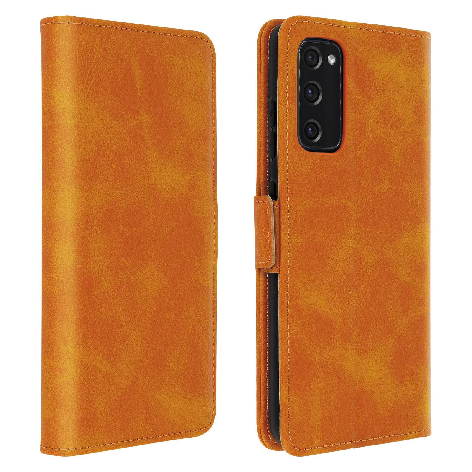 Étui pour Samsung S20 FE Style Vintage avec Porte-cartes et Support Vidéo-0