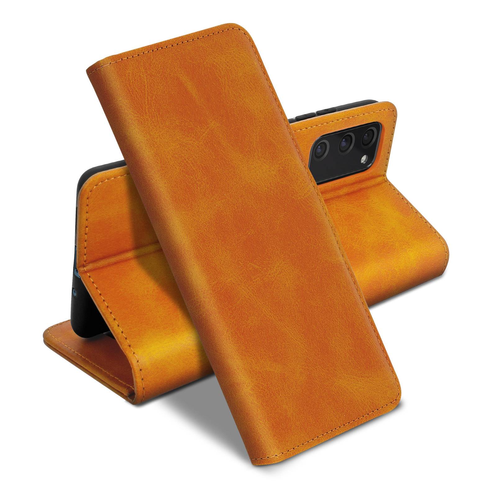 Étui pour Samsung S20 FE Style Vintage avec Porte-cartes et Support Vidéo-1