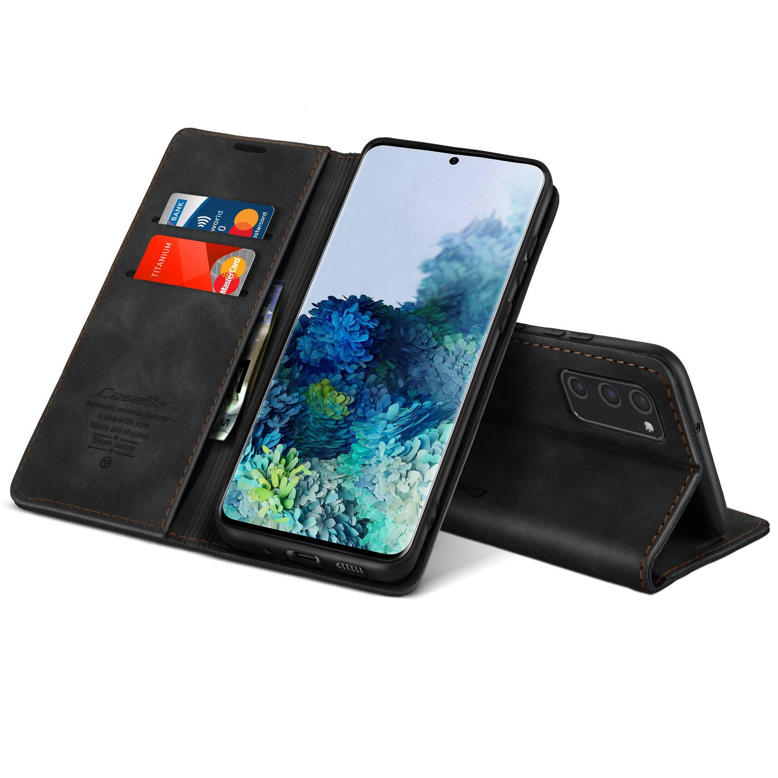 Étui pour Samsung Galaxy S20 FE Folio Vintage Portefeuille et Support Vidéo-1