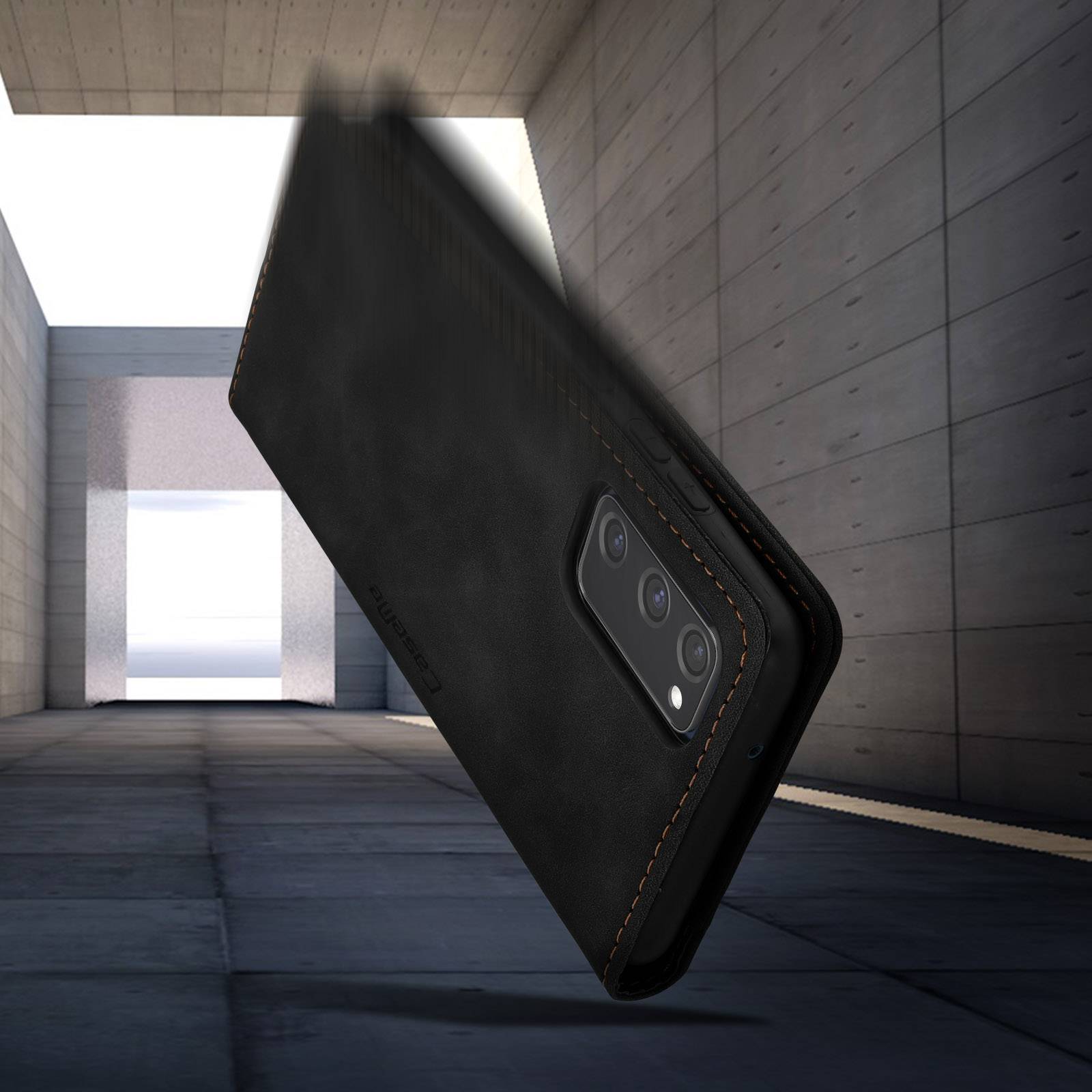 Étui pour Samsung Galaxy S20 FE Folio Vintage Portefeuille et Support Vidéo-3