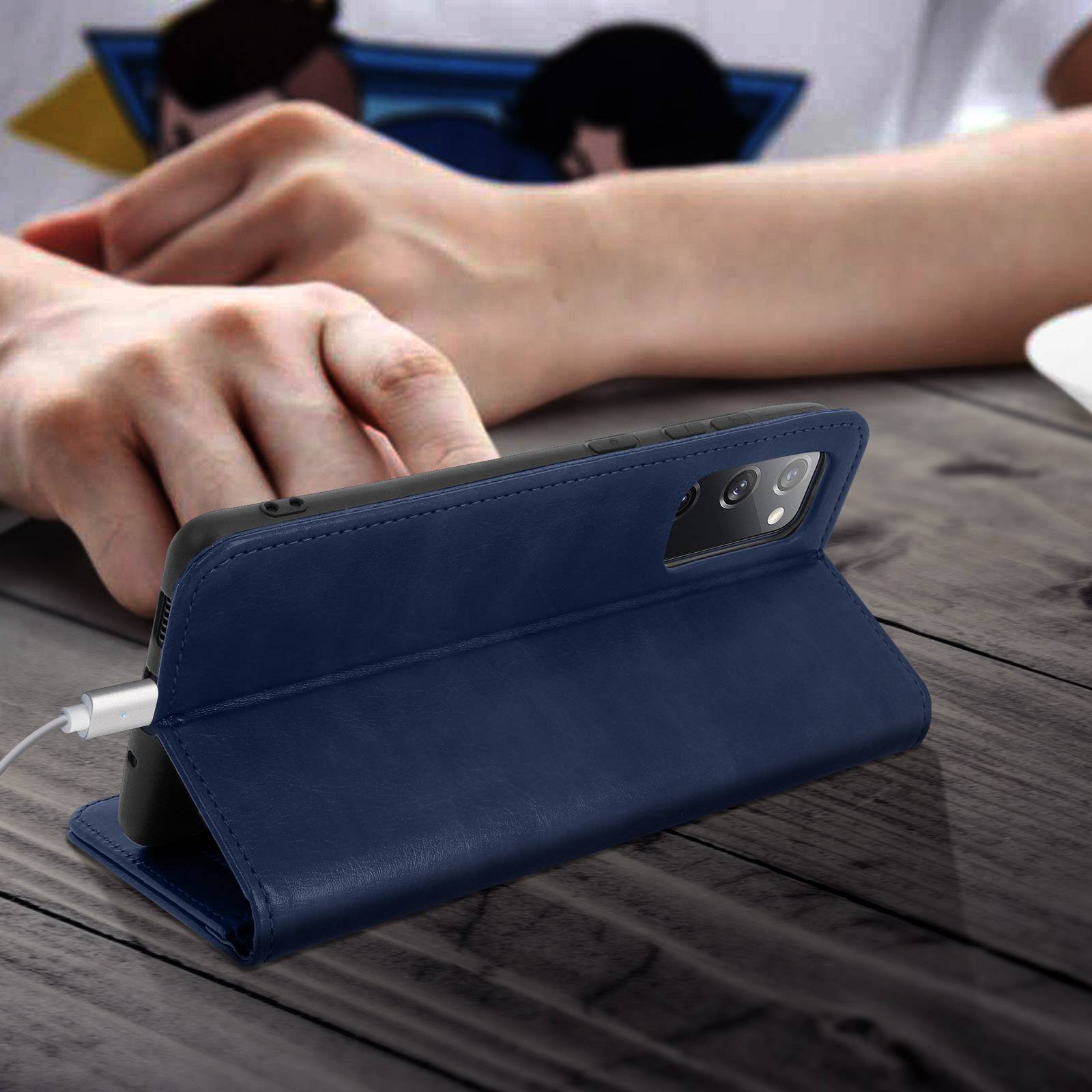 Housse pour Samsung Galaxy S20 FE Folio Vintage Porte-carte Fonction Support-3