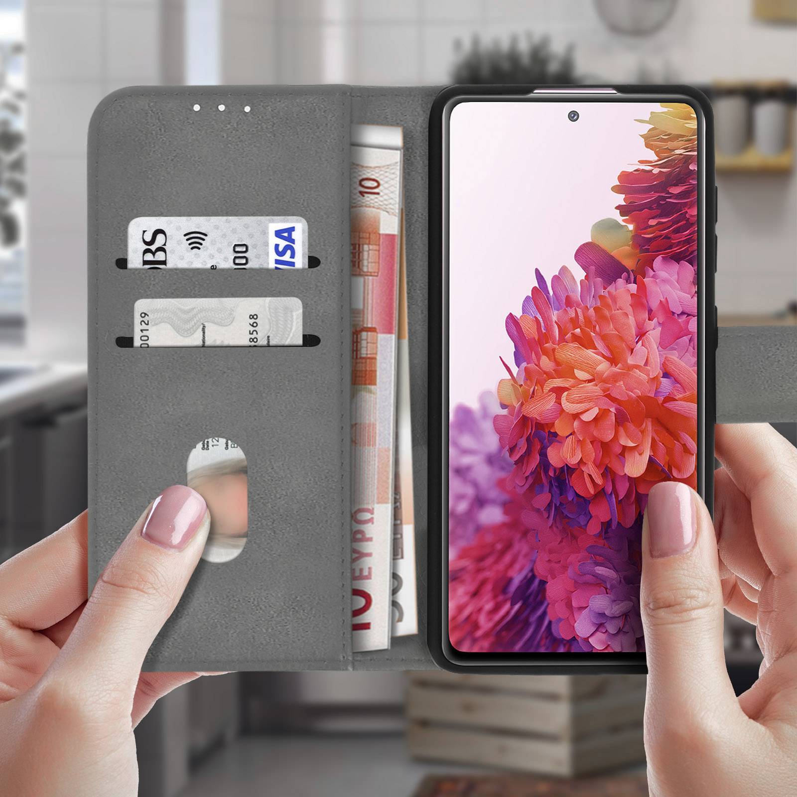 Étui pour Samsung Galaxy S20 FE Clapet Portefeuille Fonction Support Vidéo-2