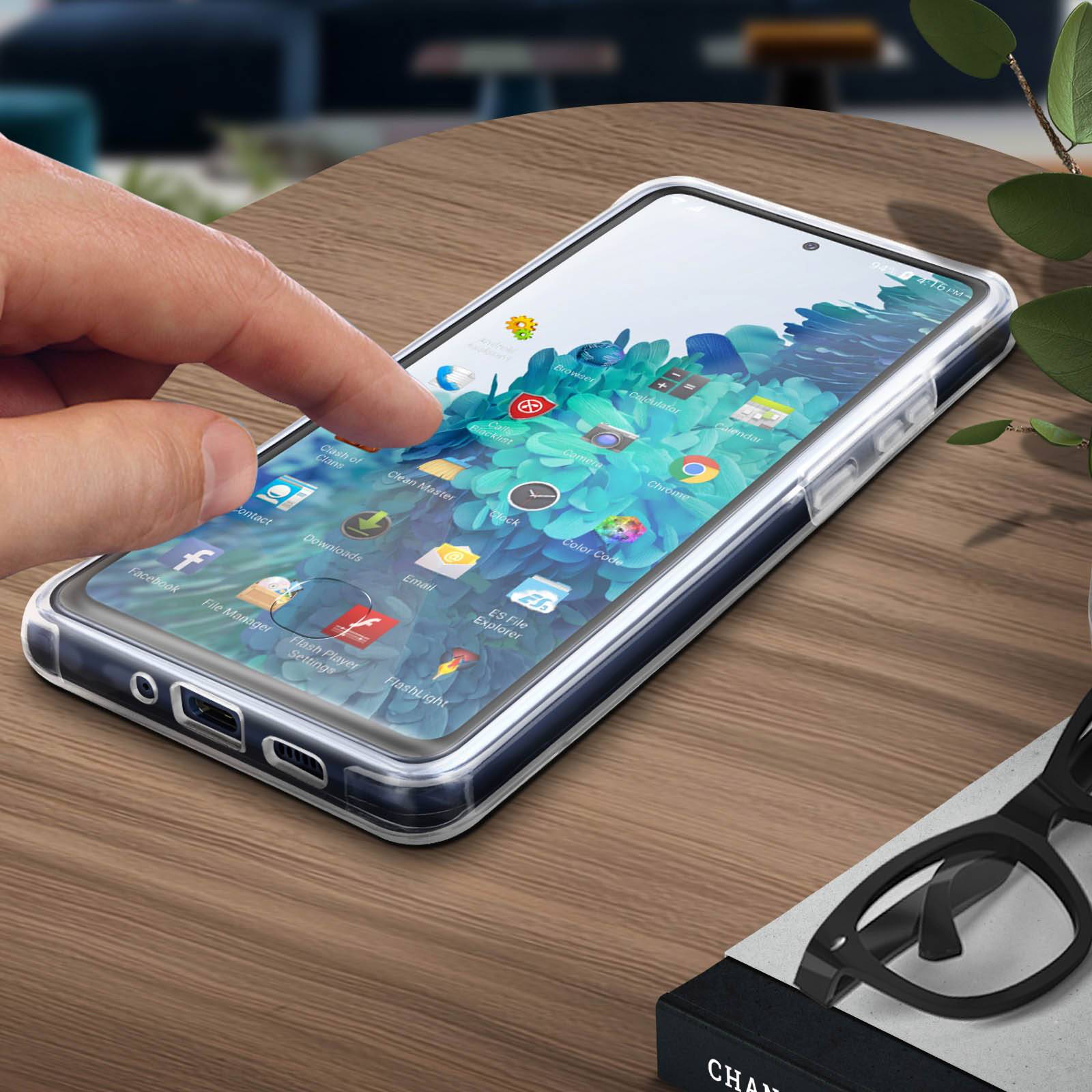 Coque Samsung S20 FE Protection Arrière Rigide + Avant Souple-2