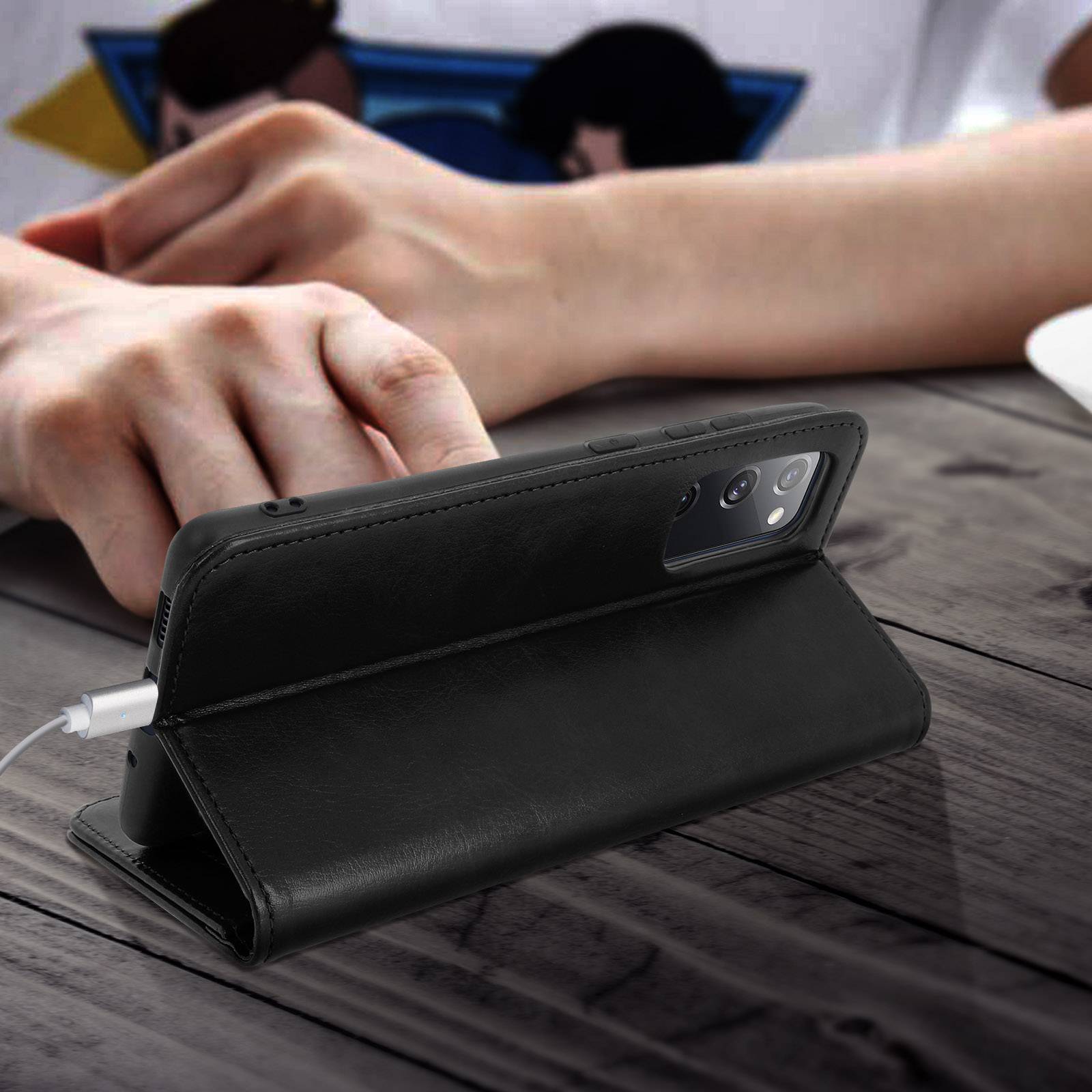 Housse pour Samsung Galaxy S20 FE Folio Vintage Porte-carte Fonction Support-3