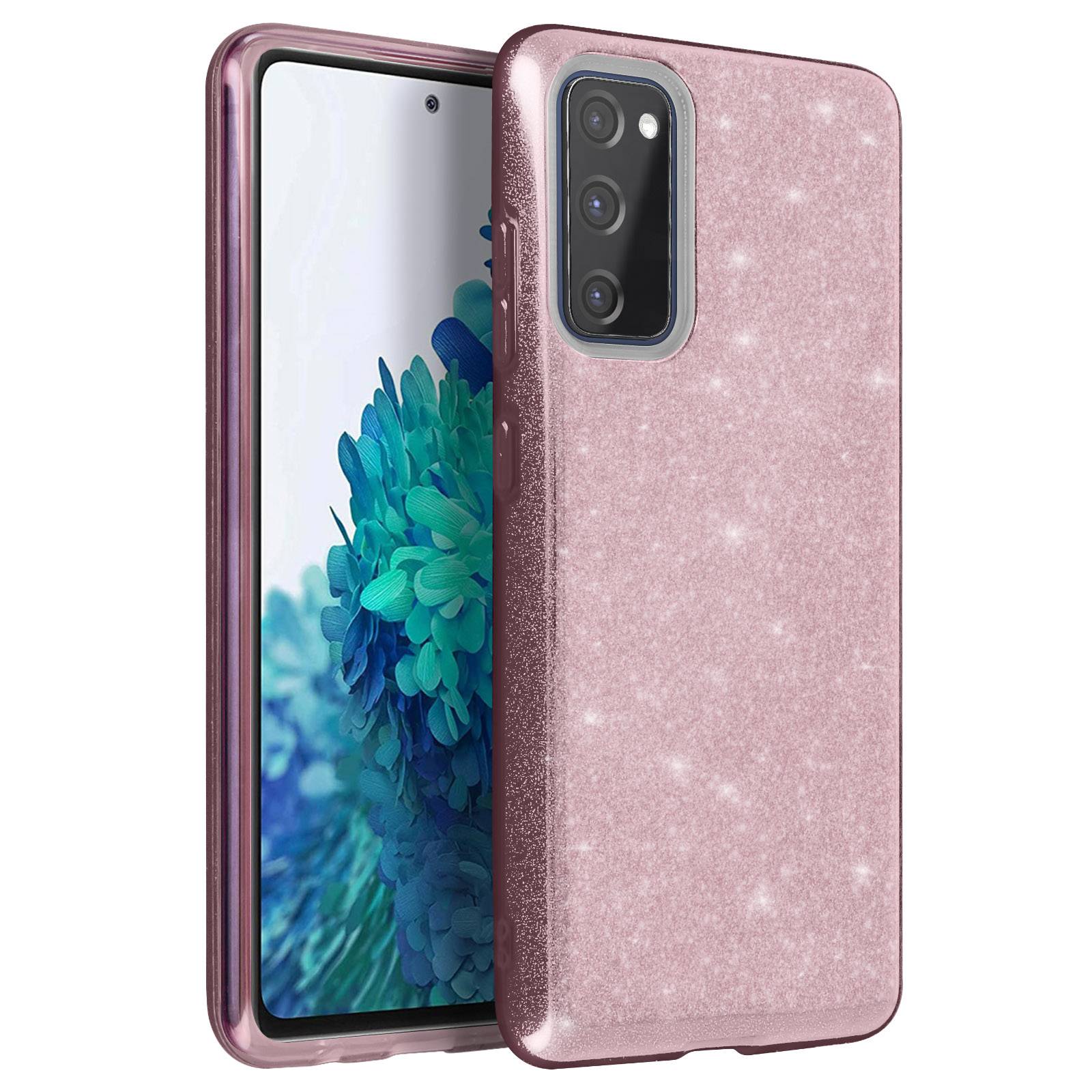 Coque pour Samsung Galaxy S20 FE Paillette Amovible Silicone Semi-rigide-1