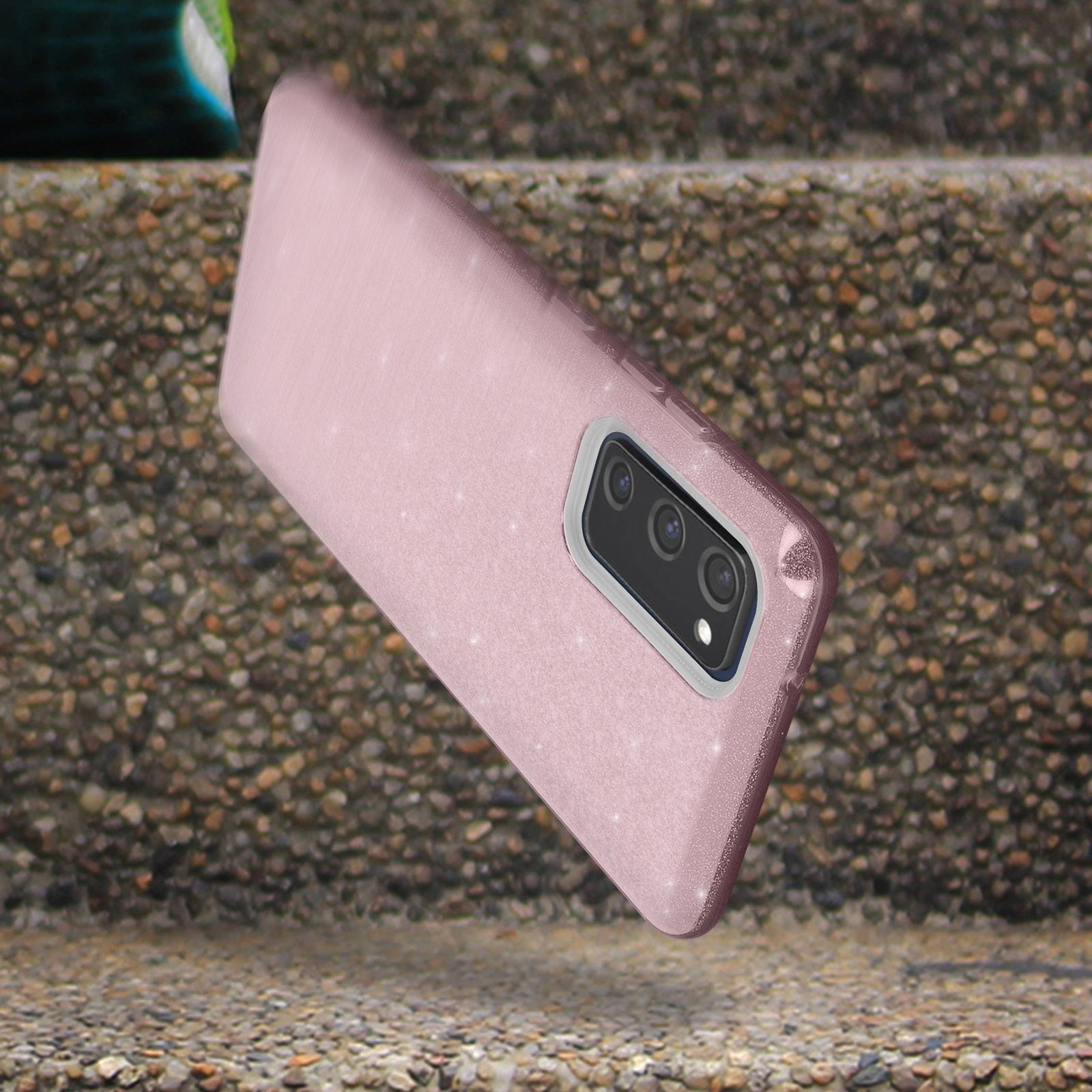 Coque pour Samsung Galaxy S20 FE Paillette Amovible Silicone Semi-rigide-4