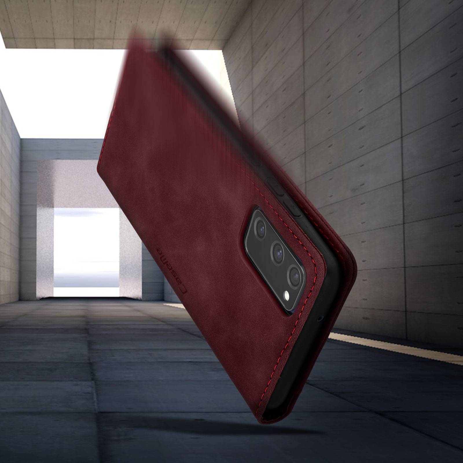 Étui pour Samsung Galaxy S20 FE Folio Vintage Portefeuille et Support Vidéo-3