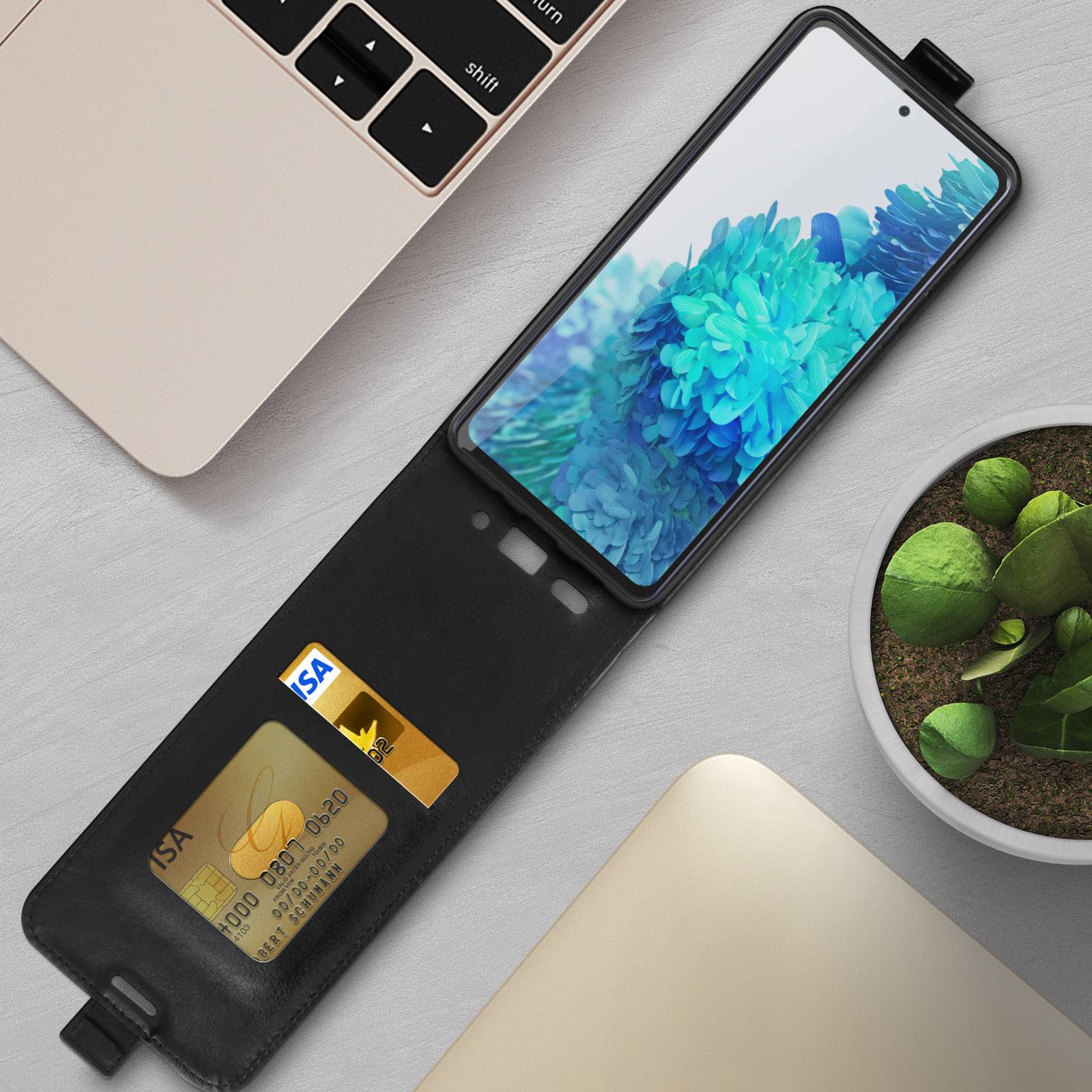 Étui pour Samsung Galaxy S20 FE Clapet Vertical Protection Porte-carte-3