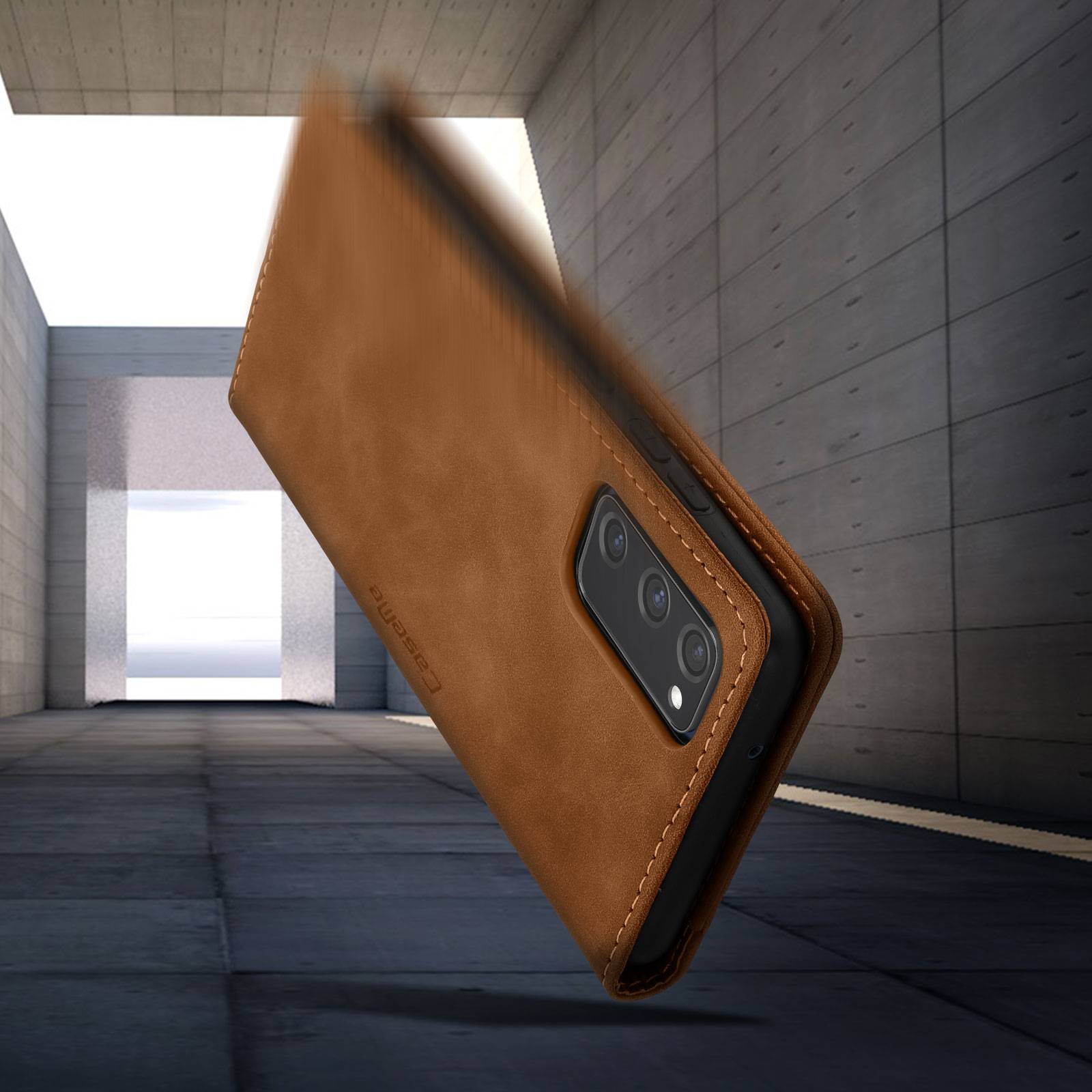 Étui pour Samsung Galaxy S20 FE Folio Vintage Portefeuille et Support Vidéo-3