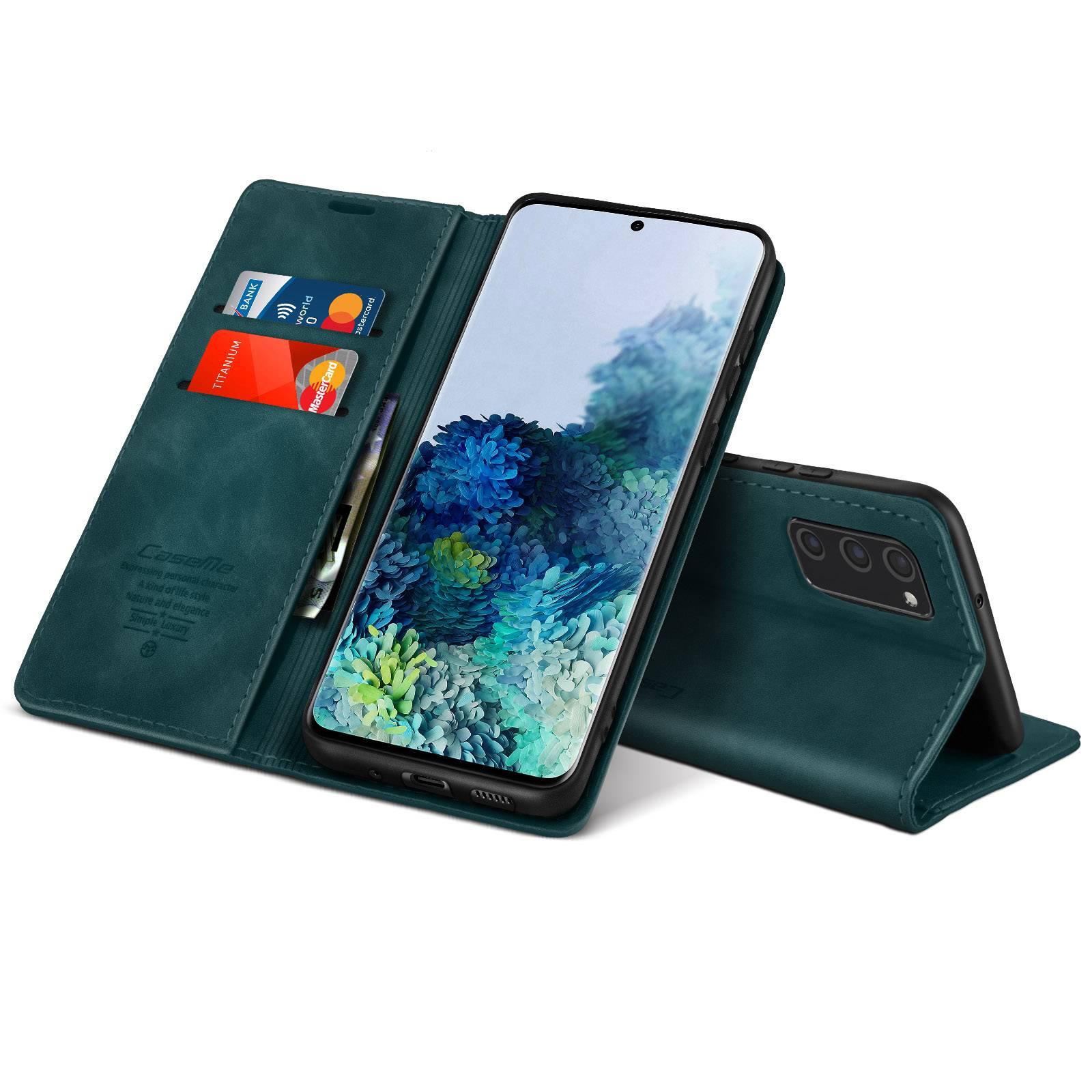 Étui pour Samsung S20 FE Folio Vintage Portefeuille et Support Vidéo-1