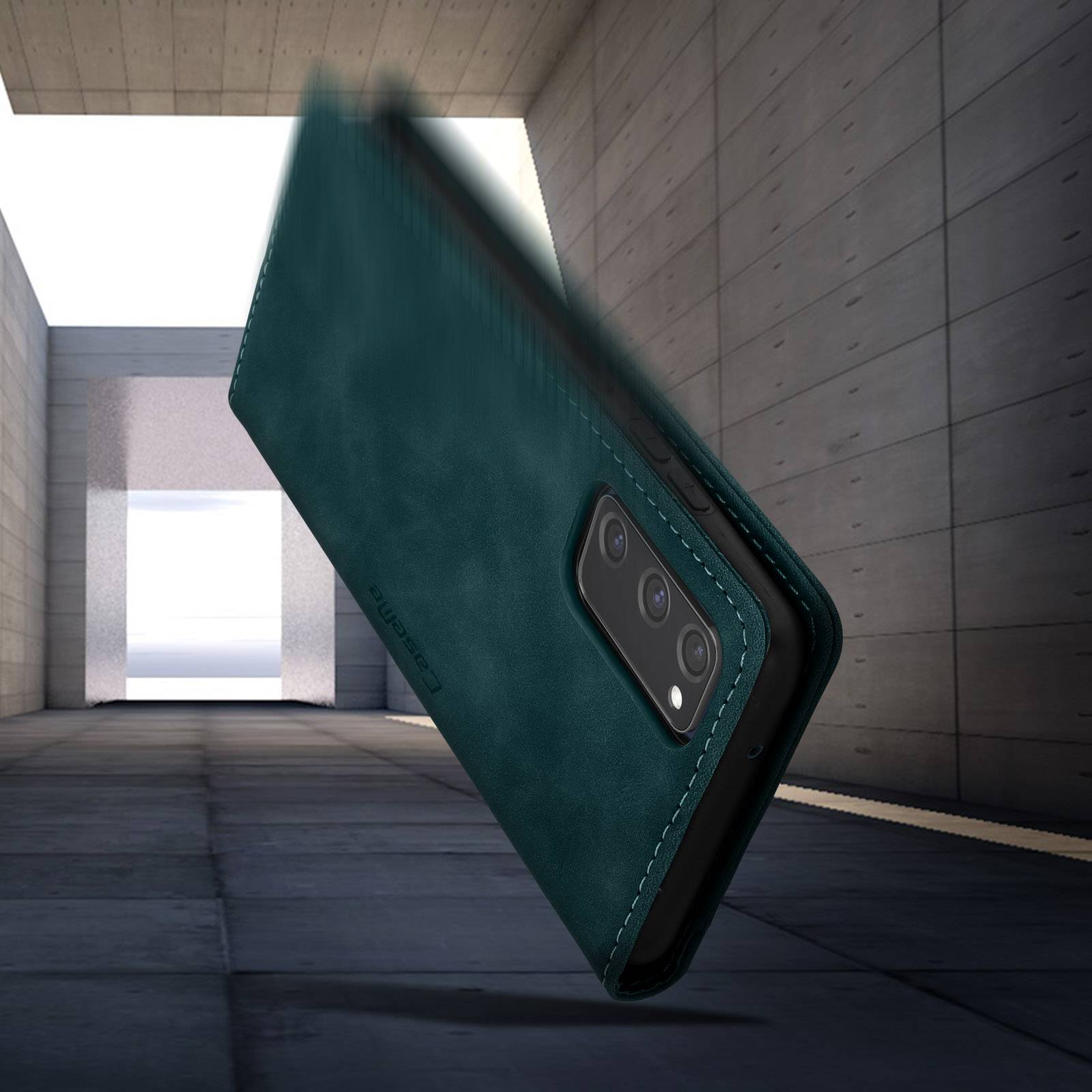 Étui pour Samsung S20 FE Folio Vintage Portefeuille et Support Vidéo-3