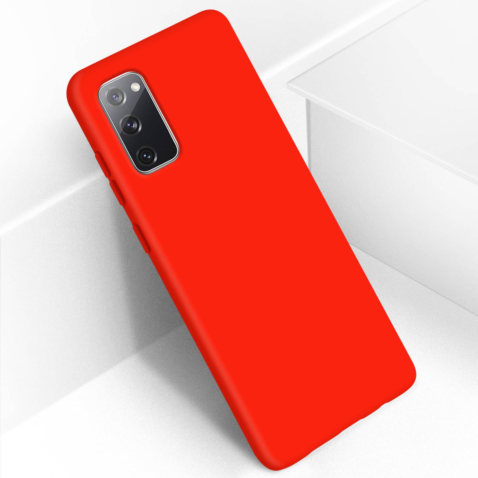 Coque pour Samsung Galaxy S20 FE Semi-rigide Soft Touch Compatible QI-1