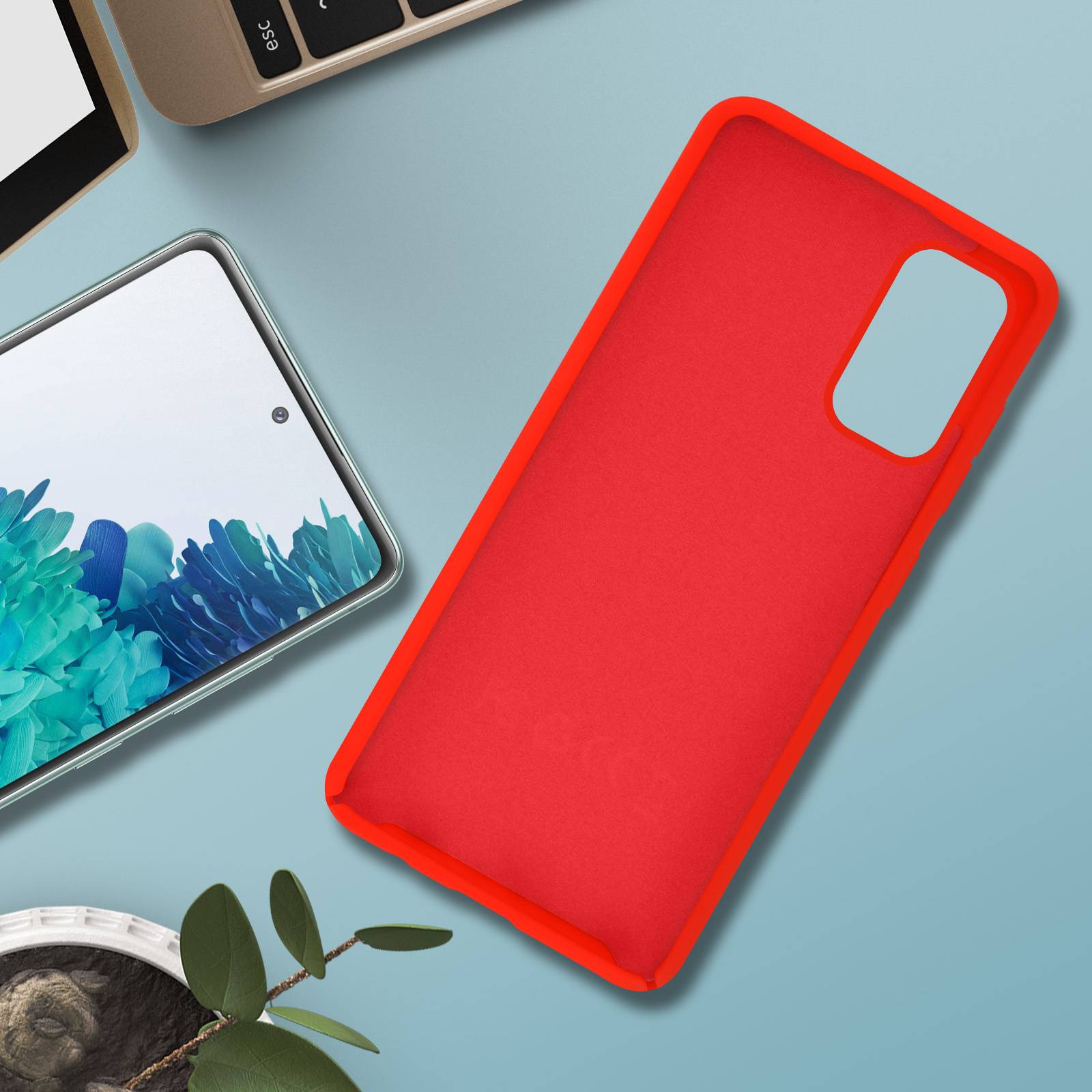 Coque pour Samsung Galaxy S20 FE Semi-rigide Soft Touch Compatible QI-2