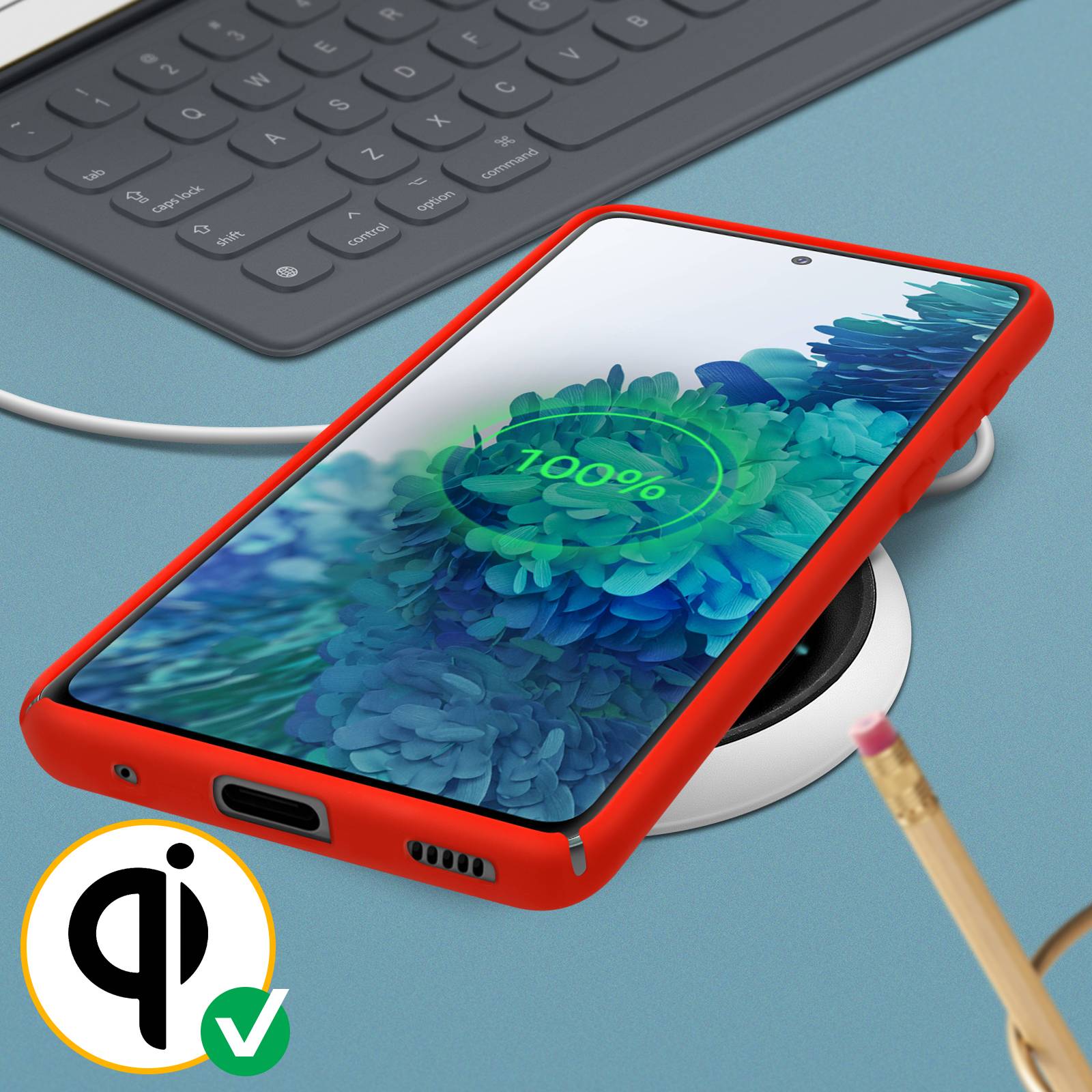 Coque pour Samsung Galaxy S20 FE Semi-rigide Soft Touch Compatible QI-3