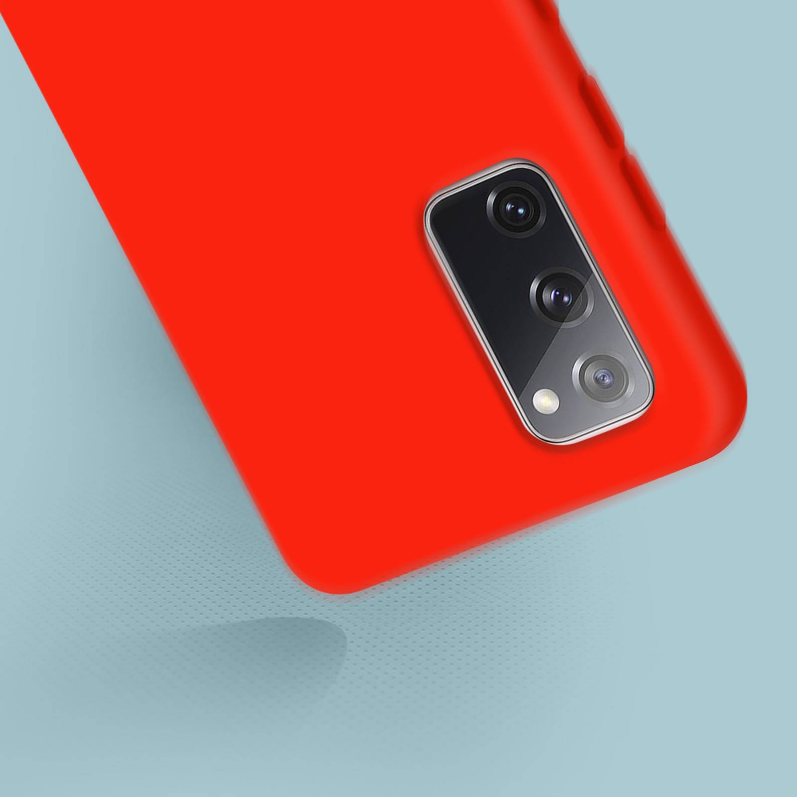 Coque pour Samsung Galaxy S20 FE Semi-rigide Soft Touch Compatible QI-4