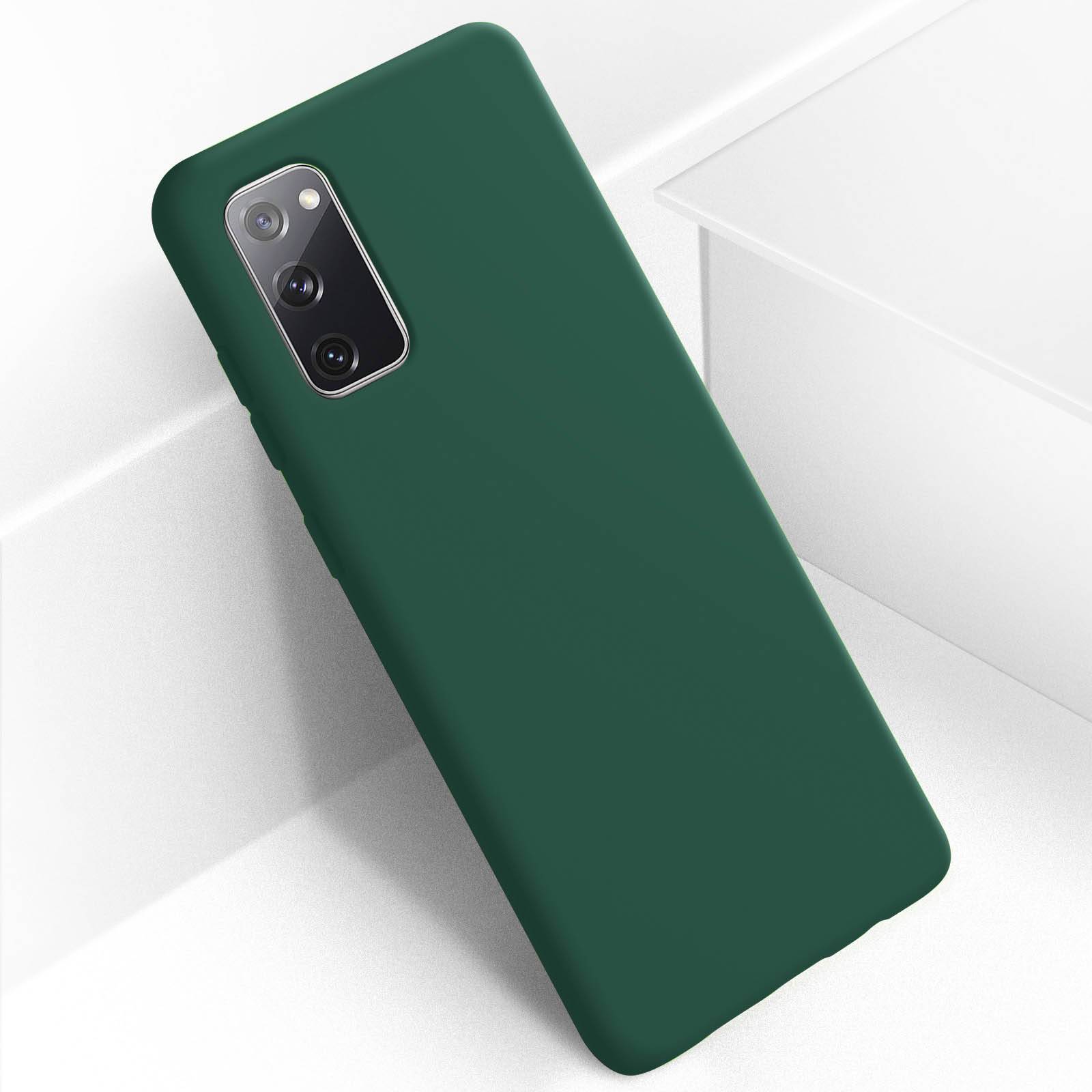 Coque pour Samsung Galaxy S20 FE Semi-rigide Soft Touch Compatible QI-0