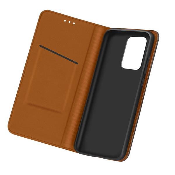 Étui pour Samsung Galaxy A72 Porte-carte Support Vidéo Cuir Véritable