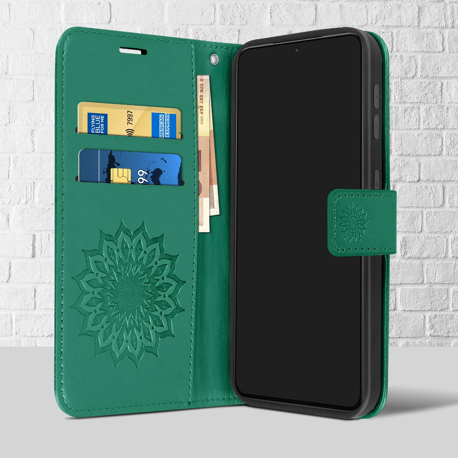 Étui pour Samsung Galaxy S20 FE Portefeuille Support Vidéo Motif Mandala Fleur-2