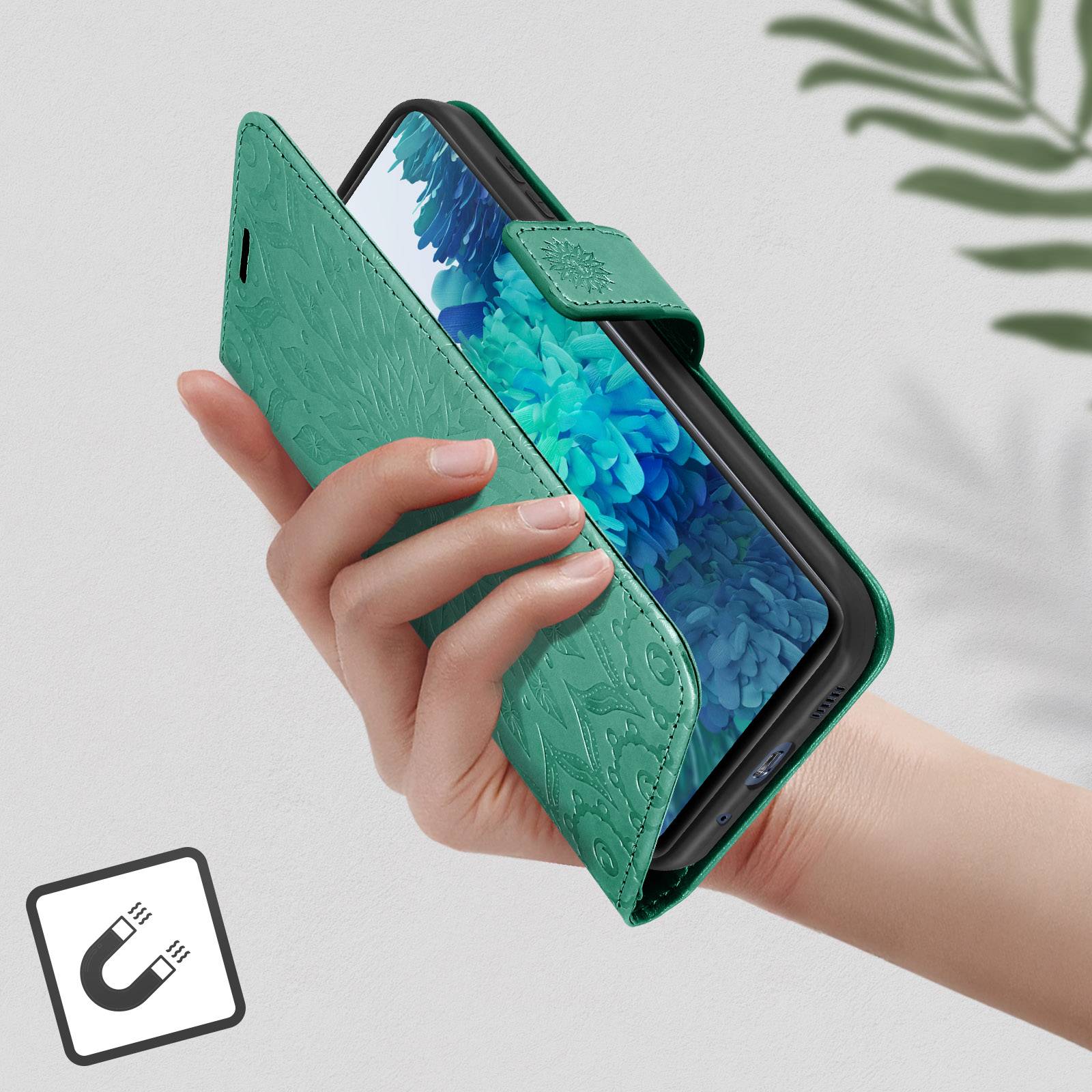 Étui pour Samsung Galaxy S20 FE Portefeuille Support Vidéo Motif Mandala Fleur-4