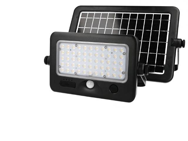 Projecteur solaire LED 10W noir - 80802-0