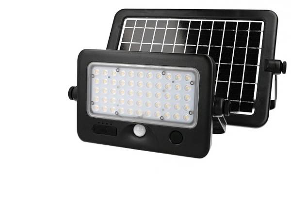 Projecteur solaire LED 10W noir - 80802