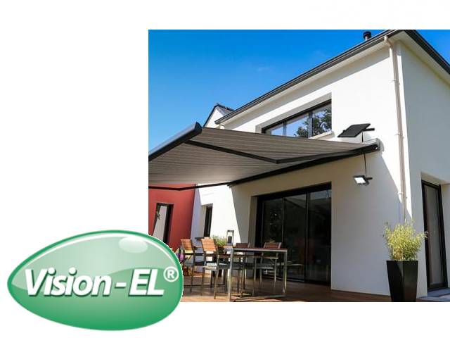 Projecteur solaire LED 10W noir - 80802-1