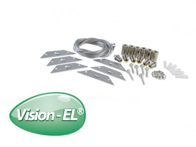Kit de suspension dalle Led 30x120 Vision-EL - 73983-1