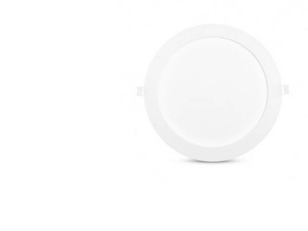 Luminaire LED diamètre 220mm 18W blanc chaud - 100076