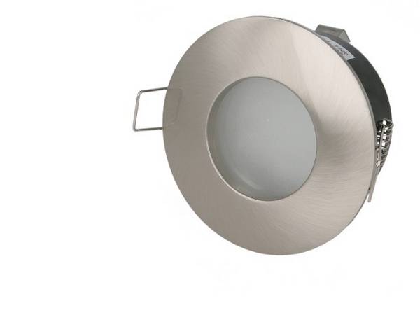 Collerette fixe finition alu brossé étanche IP65 Ø82mm - 7720
