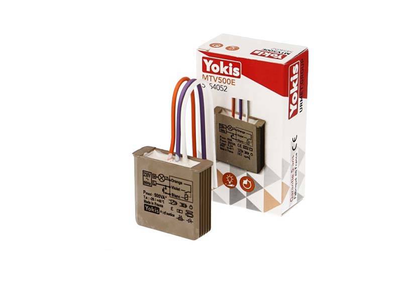 Télévariateur 500W sans neutre - YOKIS - MTV500E-0