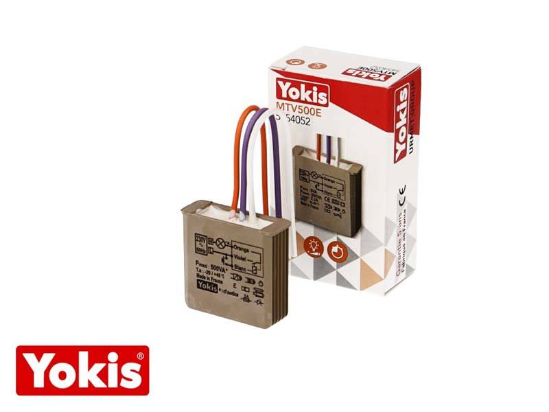 Télévariateur 500W sans neutre - YOKIS - MTV500E-1
