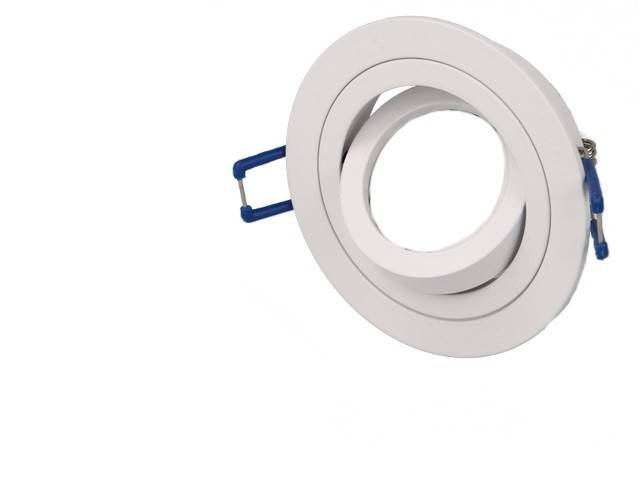 Collerette orientable finition blanc Ø92mm - 77141-0