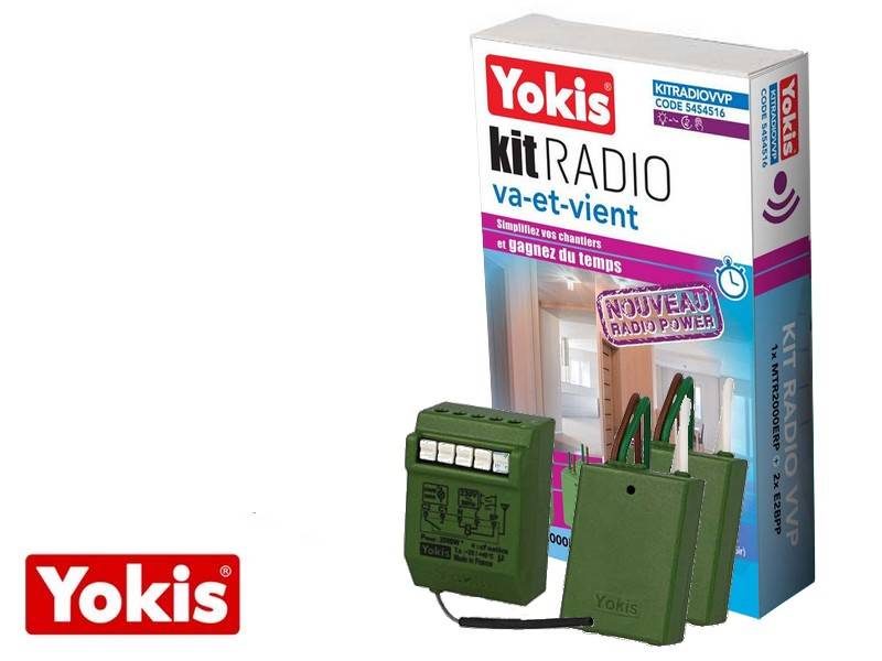 Kit radio va-et-vient POWER Yokis - KITRADIOVVP-1