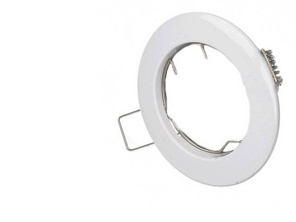 Collerette fixe finition blanc Ø78mm - 7710