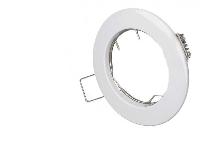 Collerette fixe finition blanc Ø78mm - 7710-0