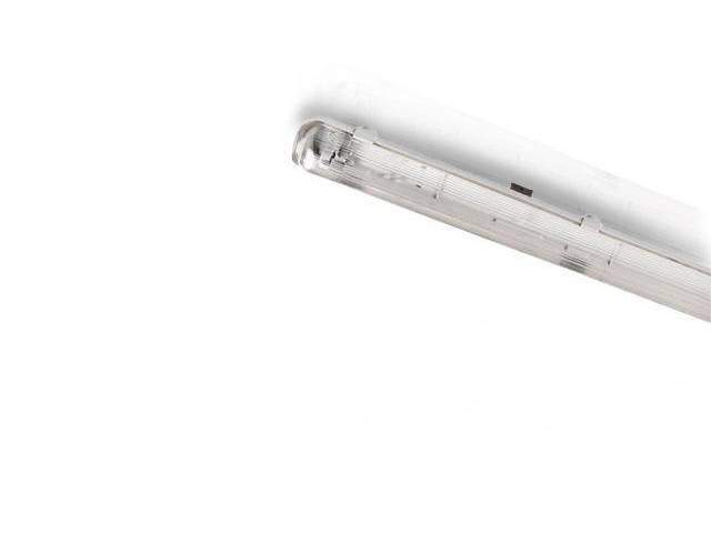 Réglette étanche saillie vide 1,2m, pour tube LED - 75900-0