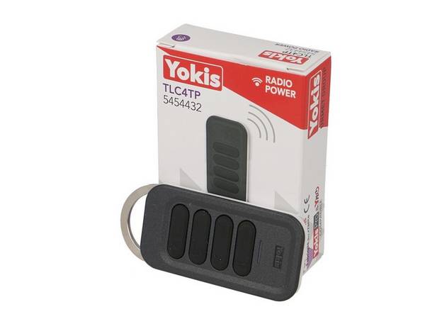 Télécommande porte clé 4 canaux - YOKIS - TLC4TP