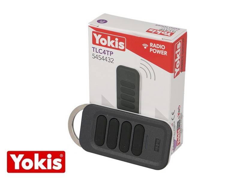 Télécommande porte clé 4 canaux - YOKIS - TLC4TP-1