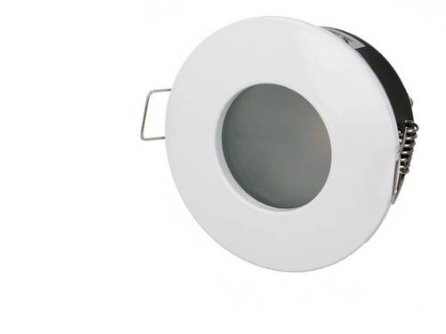 Collerette fixe finition blanc étanche IP65 Ø82mm - 7721