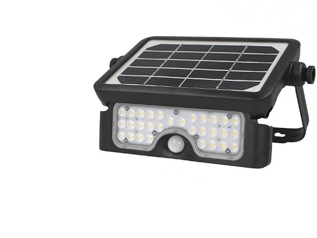 Projecteur solaire LED 5W noir - 80801-0