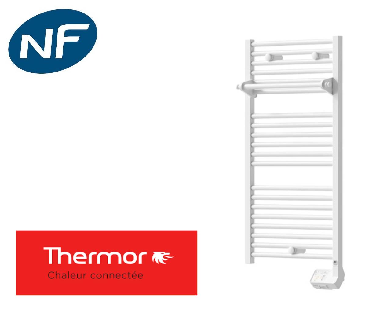 Sèche-serviette électrique CORSAIRE 2 blanc digital 500W - THERMOR - 472318-1
