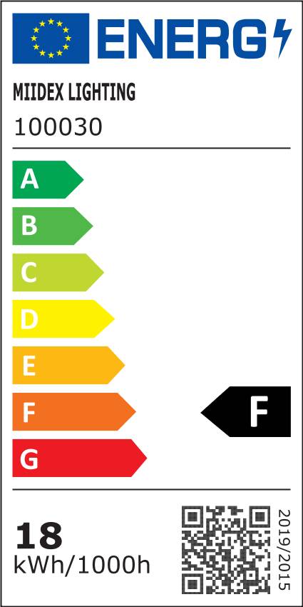 Luminaire LED diamètre 225mm 18W blanc naturel - 100030-1