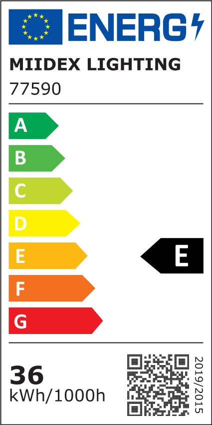 Dalle LED 60x60cm 36W blanc naturel extraplate - 7770B-1