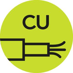 Image du symbole pour Câble patch Goobay CAT 6A 1x coudé 90°, U/UTP, noir 3 m
