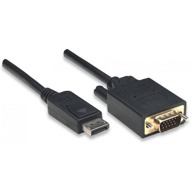 Cordon TECHly DisplayPort Connecteur RJ45 3 m noir ICOCDSP-V-030 Câble DisplayPort-2