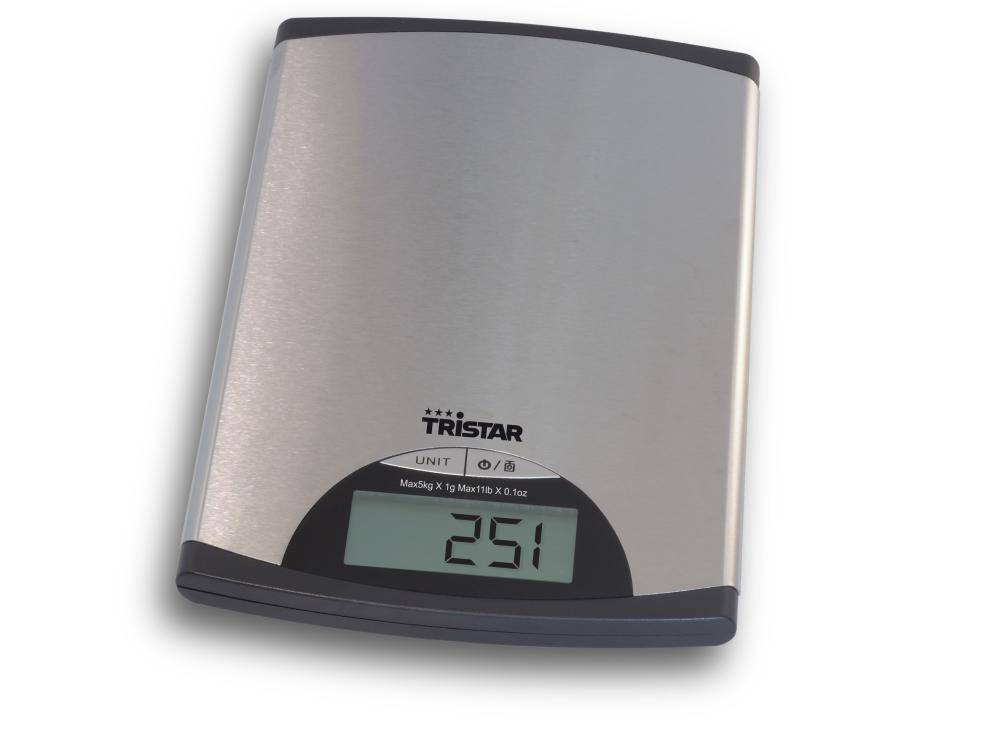 Balance De Cuisine Electronique 5kg/1g Tristar kw2435-1