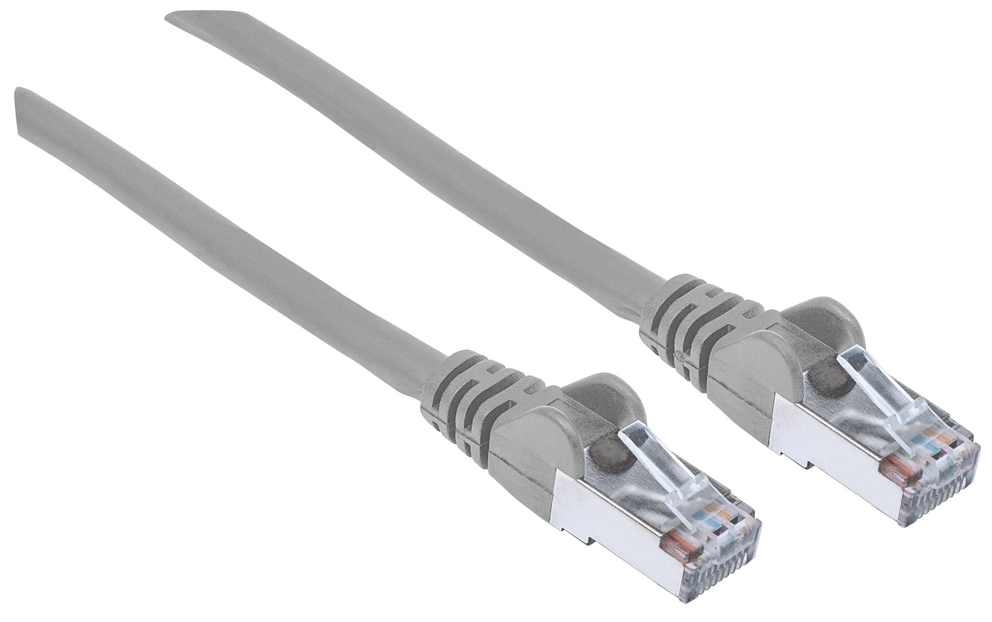 Intellinet 329903 RJ45 Câble réseau, câble patch CAT 5e F/UTP 2.00 m gris 1 pc(s)-2
