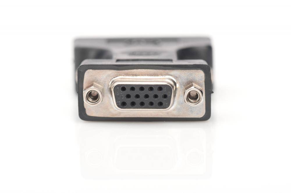 Adaptateur DVI, VGA Digitus AK-320504-000-S [1x DVI mâle 24+5 pôles - 1x VGA femelle] noir-2