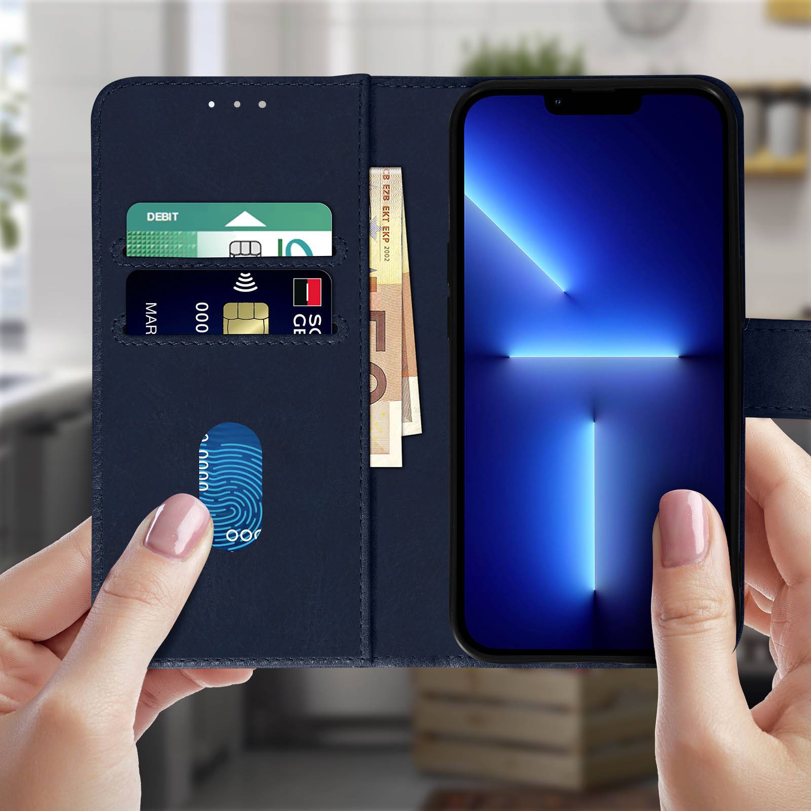 Étui pour iPhone 13 Pro Clapet Portefeuille Support Vidéo-2