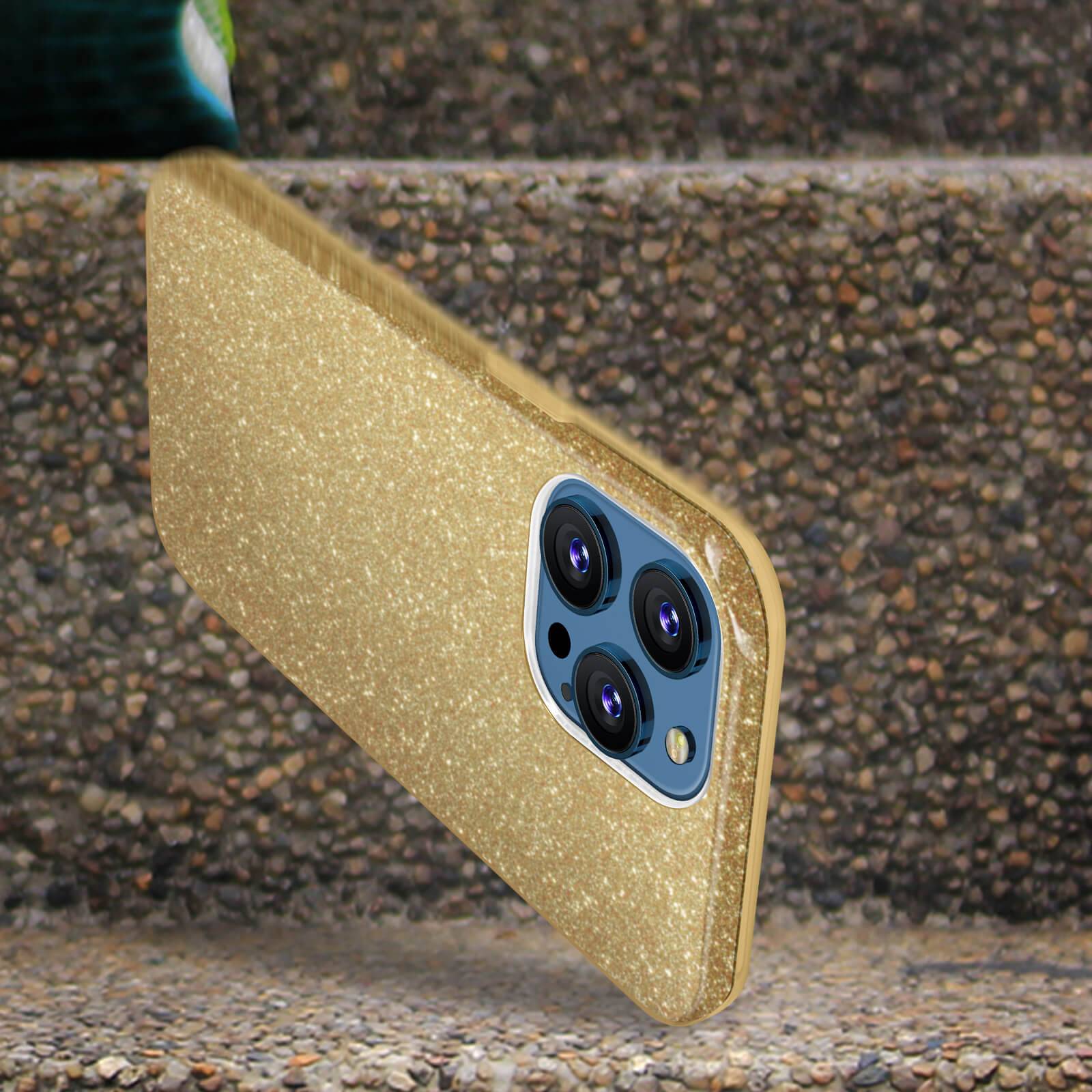 Coque pour iPhone 13 Pro Paillette Amovible Silicone Semi-rigidee-1